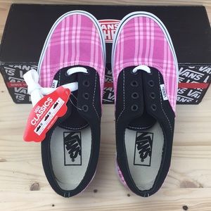 Vans Era Tupelo Plaid & Azalea Pink Multiple Sizes